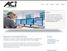 Tablet Screenshot of amackercontrols.com